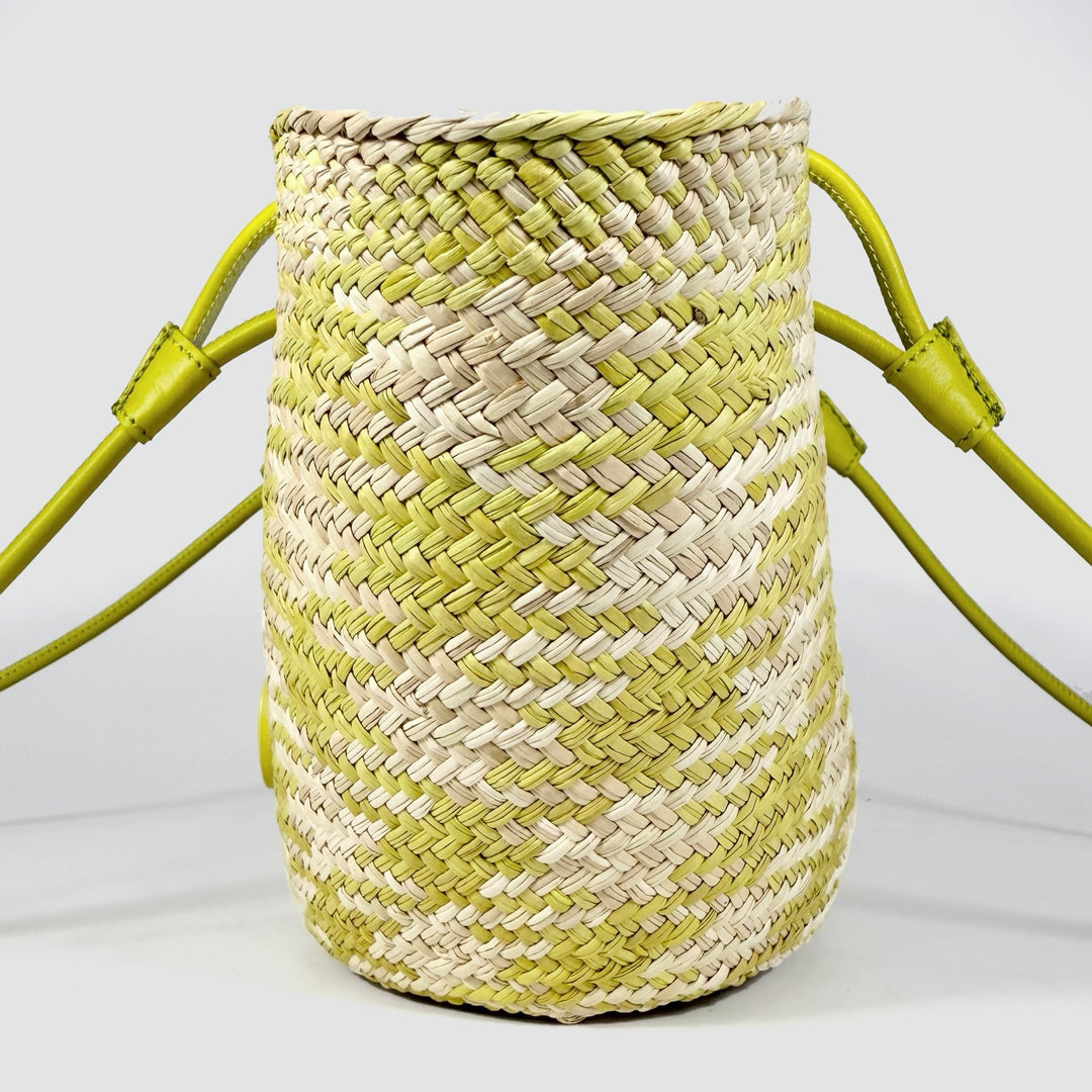 Loewe Anagram Palm Leaf Small Basket Bag