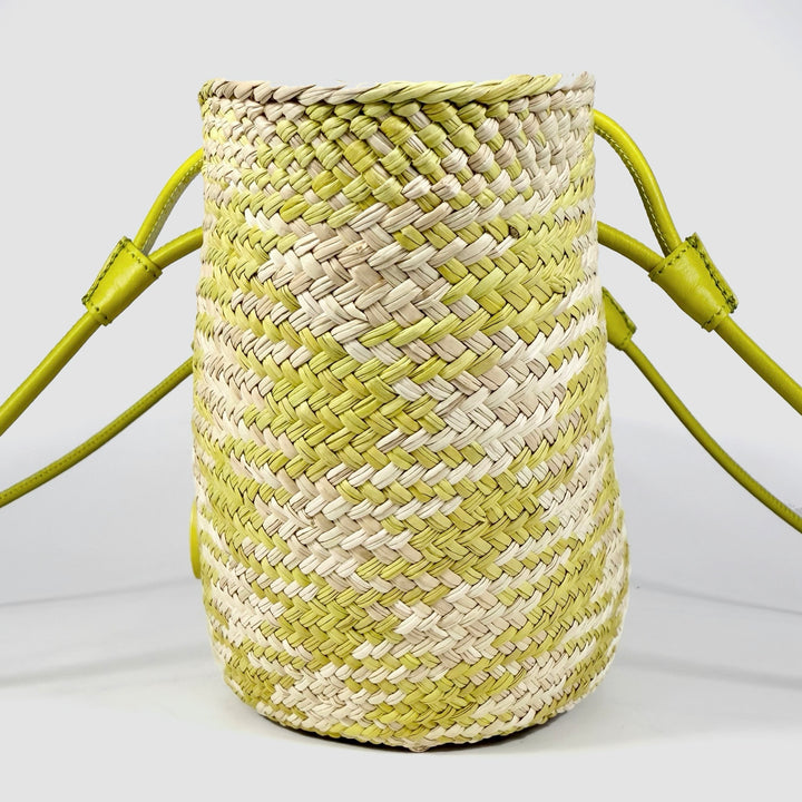Loewe Anagram Palm Leaf Small Basket Bag