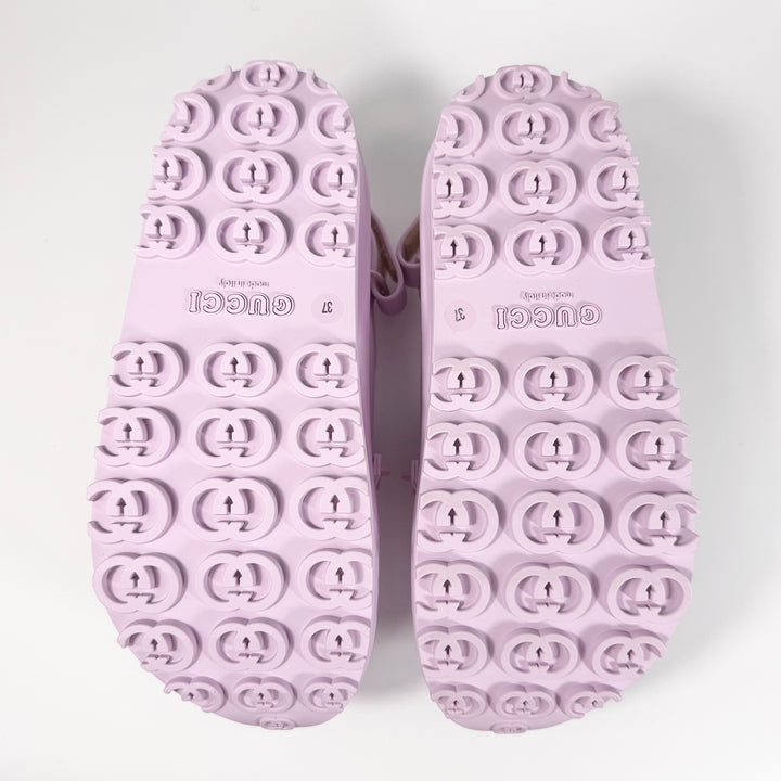 Gucci Horsebit Platform Rubber Sandal - Women’s 7