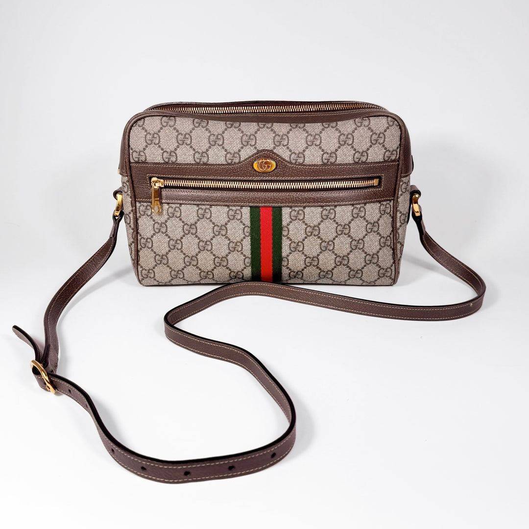 Gucci GG Supreme Monogram Web Small Ophidia Bag