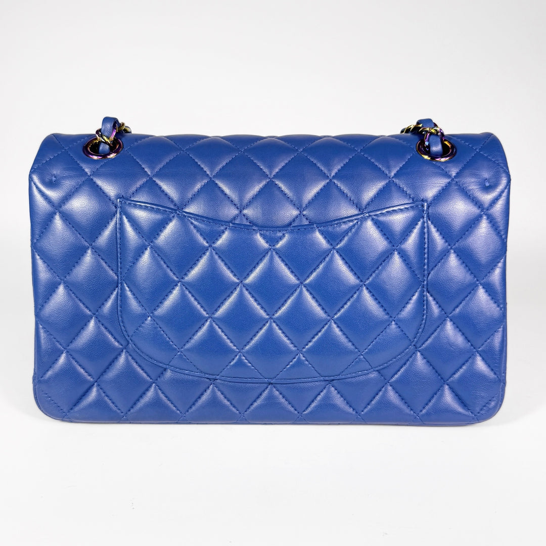 Chanel Rainbow Quilted Lambskin Medium Double Flap Bag
