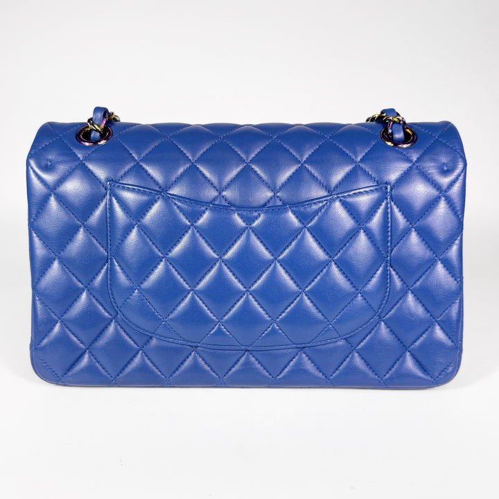 Chanel Rainbow Quilted Lambskin Medium Double Flap Bag