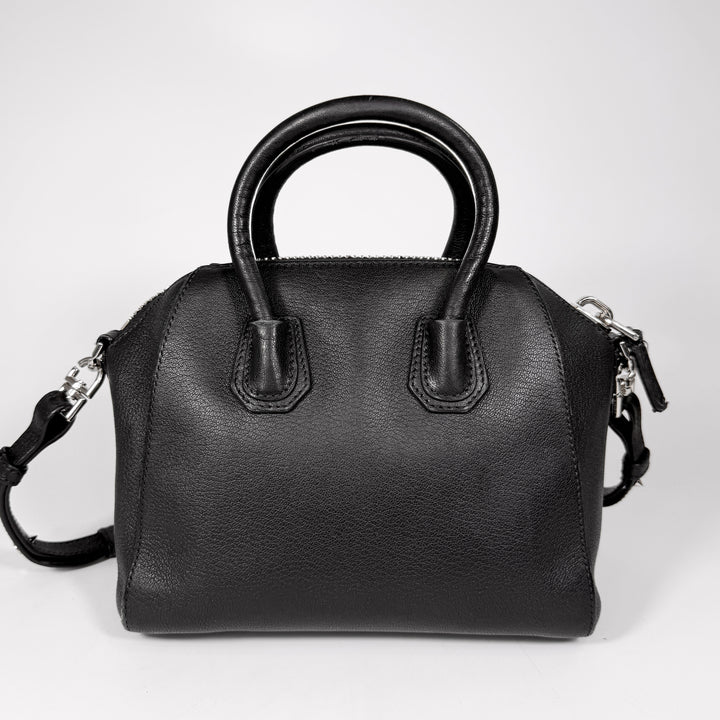 Givenchy Grained Leather Mini Antigona Bag