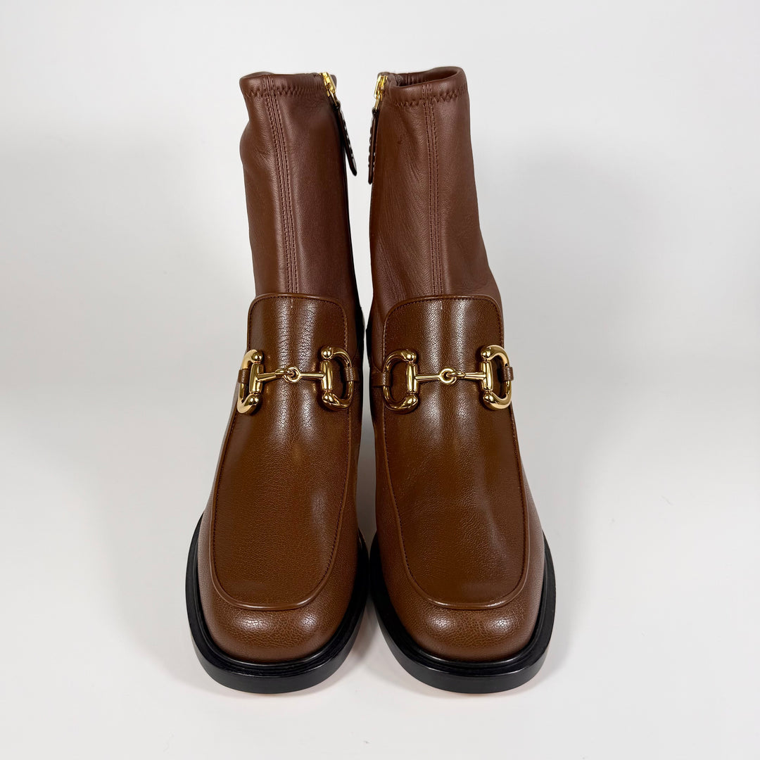 Gucci Horsebit Leather Ankle Boot - Women’s 9
