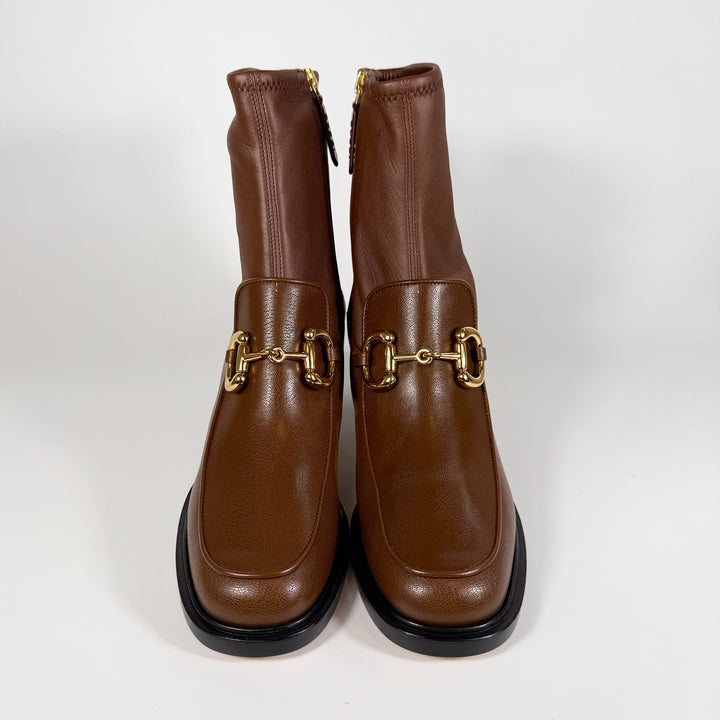 Gucci Horsebit Leather Ankle Boot - Women’s 9