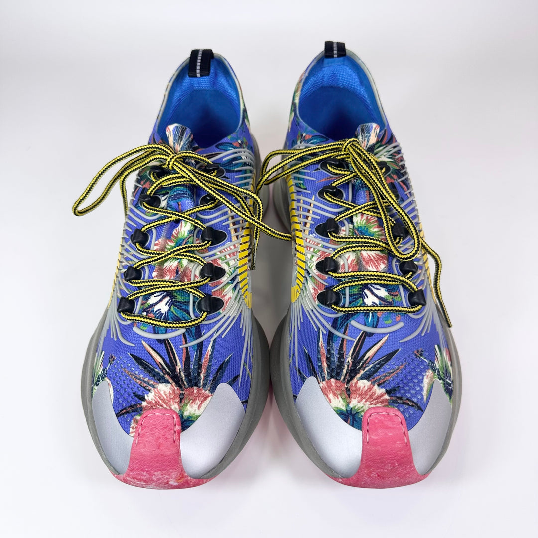 Gucci Technical Knit Floral Run Sneaker - Men’s 9