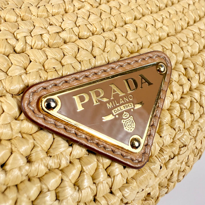 Prada Crochet Arqué Shoulder Bag
