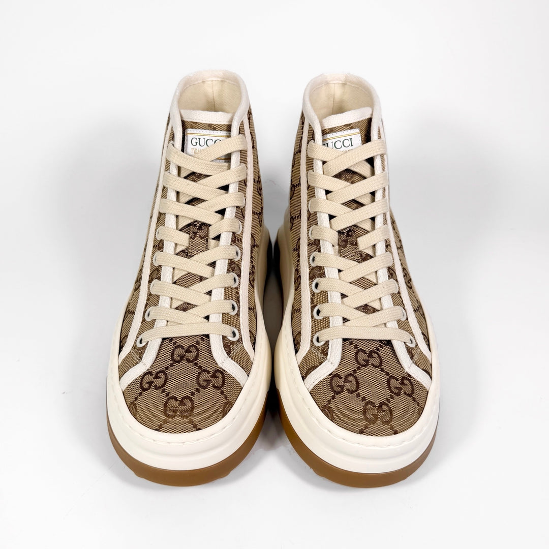 Gucci Platform 1977 Tennis High Top Sneaker - Women’s 6