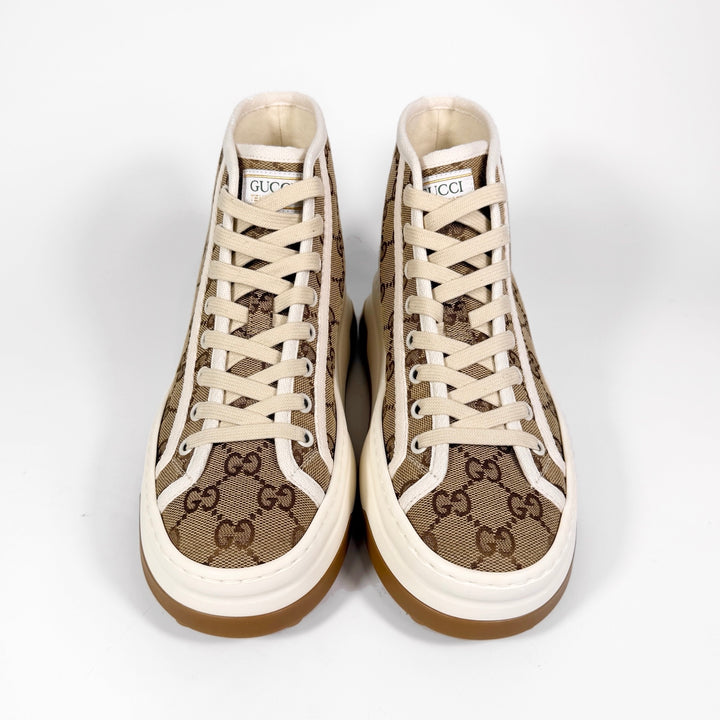Gucci Platform 1977 Tennis High Top Sneaker - Women’s 6