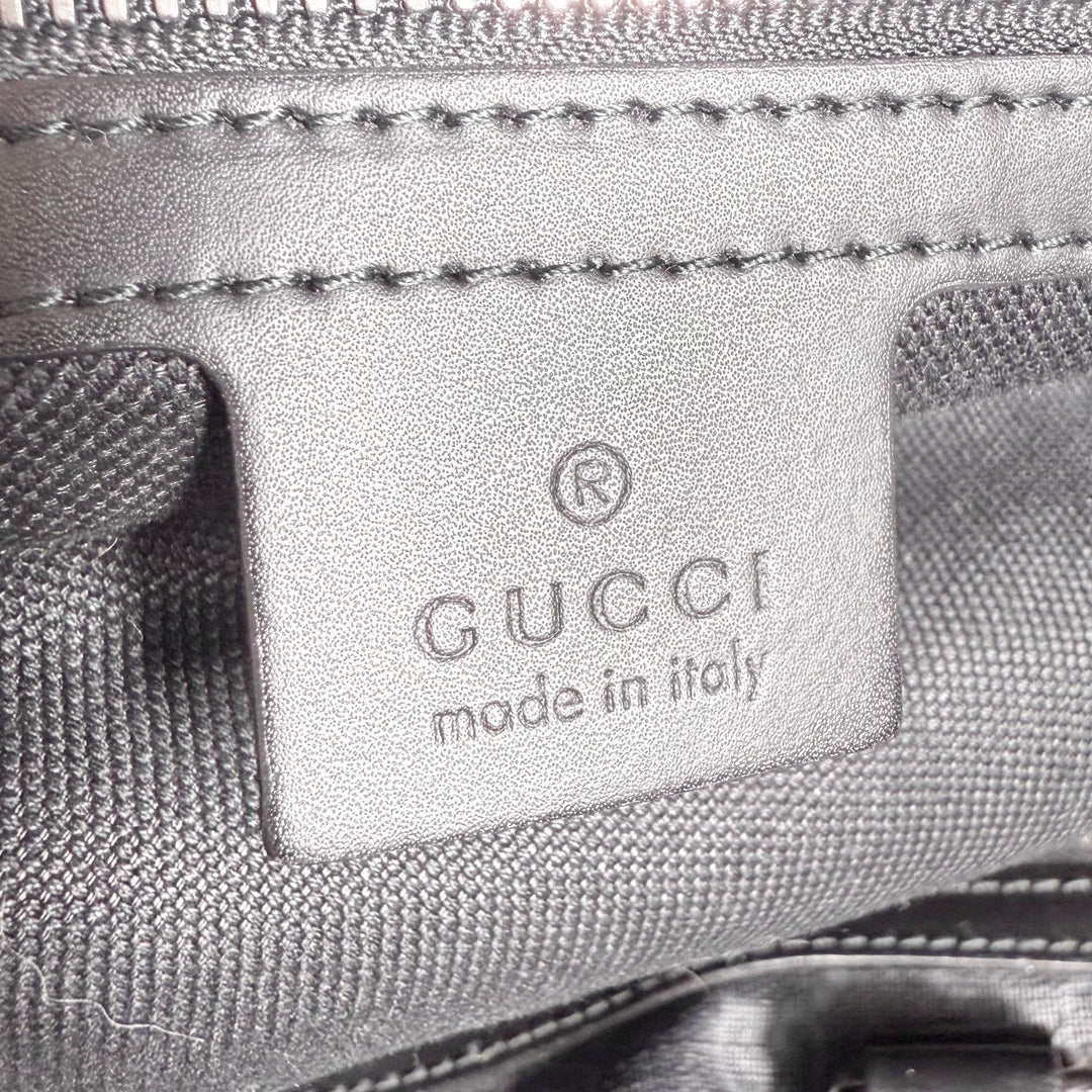 Gucci Black GG Supreme Large Duffle Bag