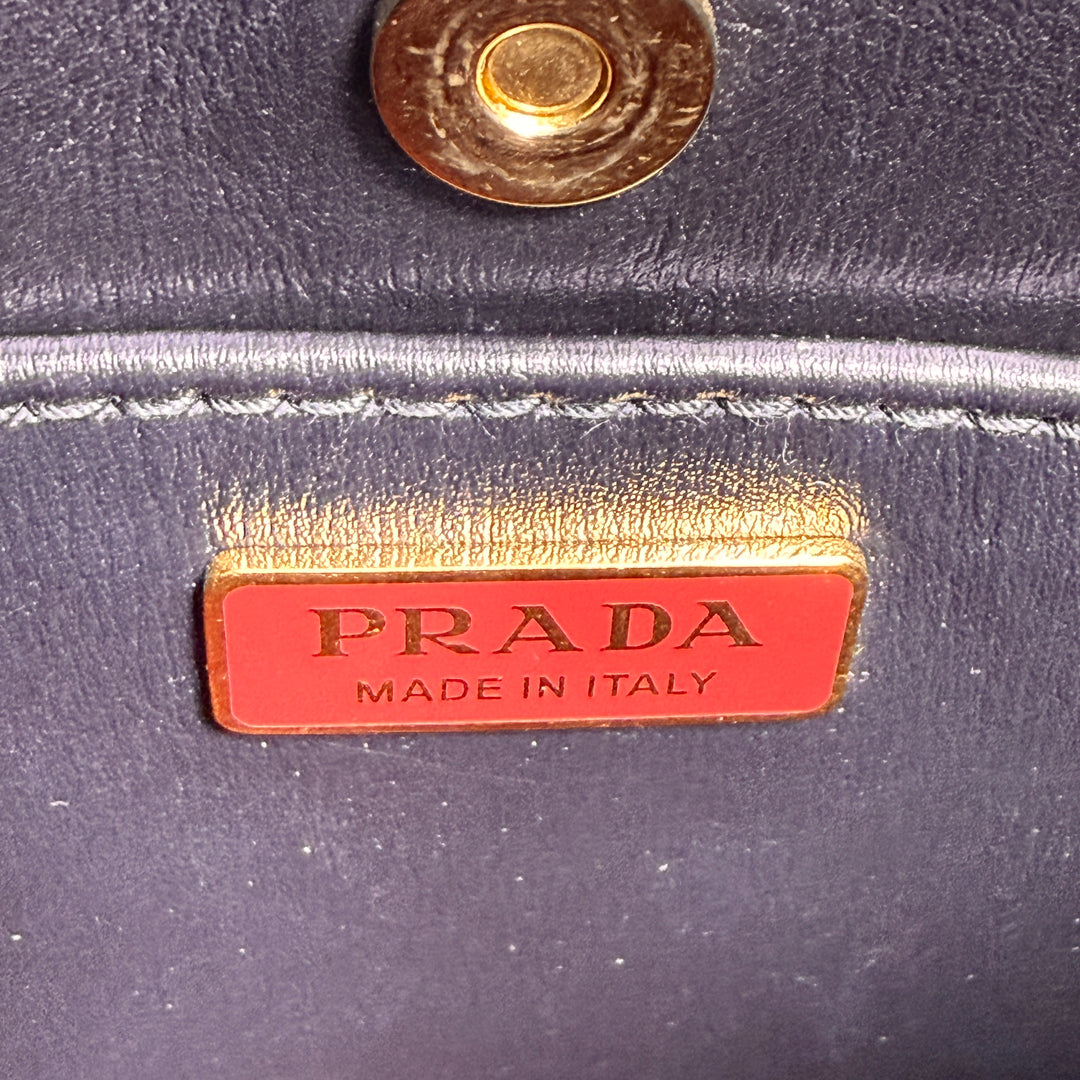 Prada Patent Leather Cleo Shoulder Bag