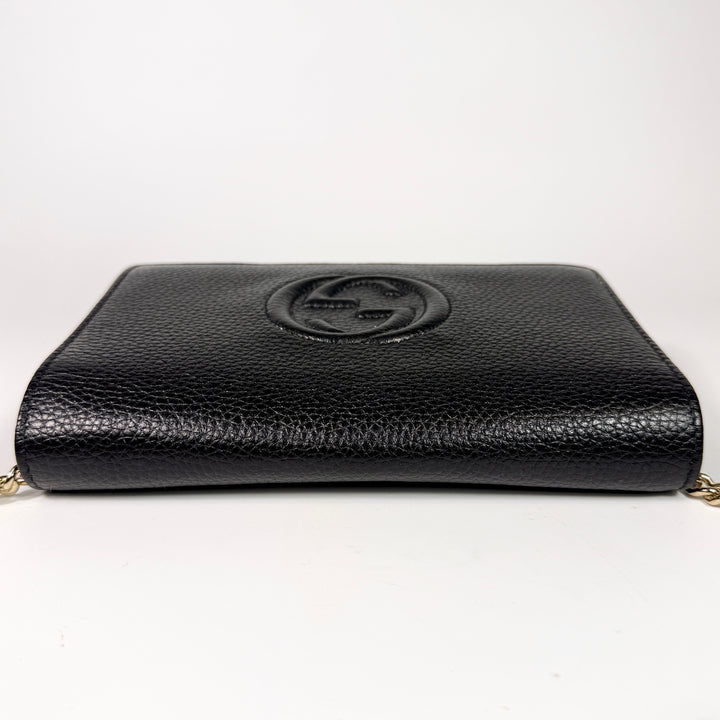 Gucci Soho Leather Wallet On Chain