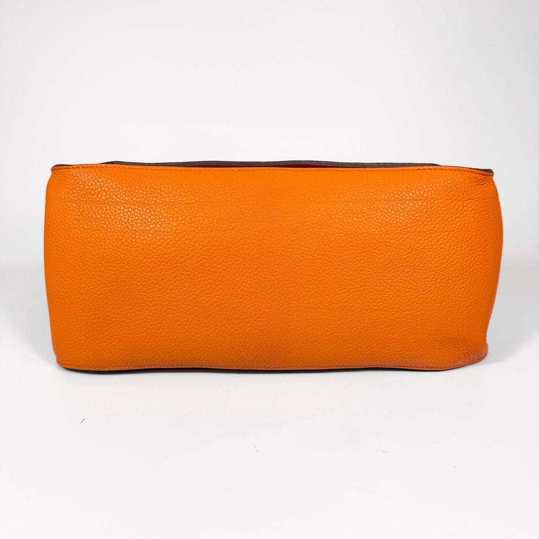 Hermès Jypsiere 34 Clemence Orange Jaune