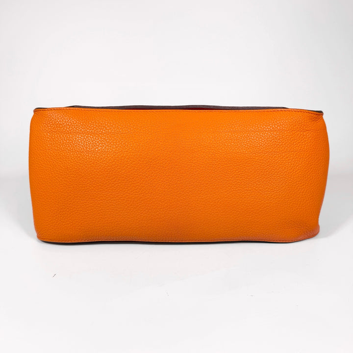Hermès Jypsiere 34 Clemence Orange Jaune