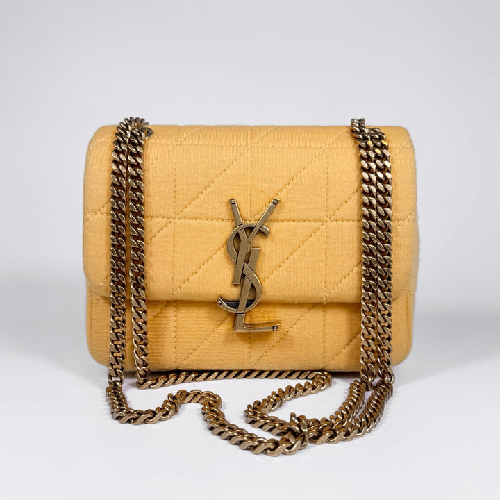 Saint Laurent Jersey Quilted Mini Jamie Bag