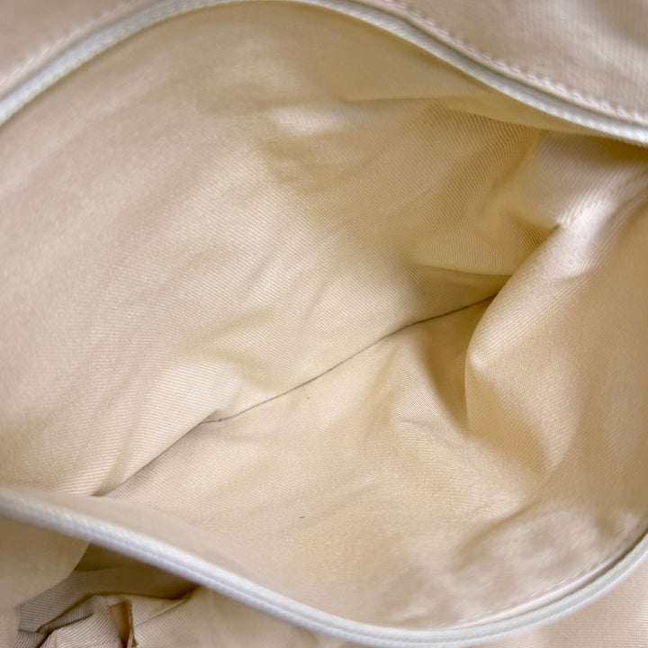 Chanel Quilted Denim Lambskin CC Camellia Tote
