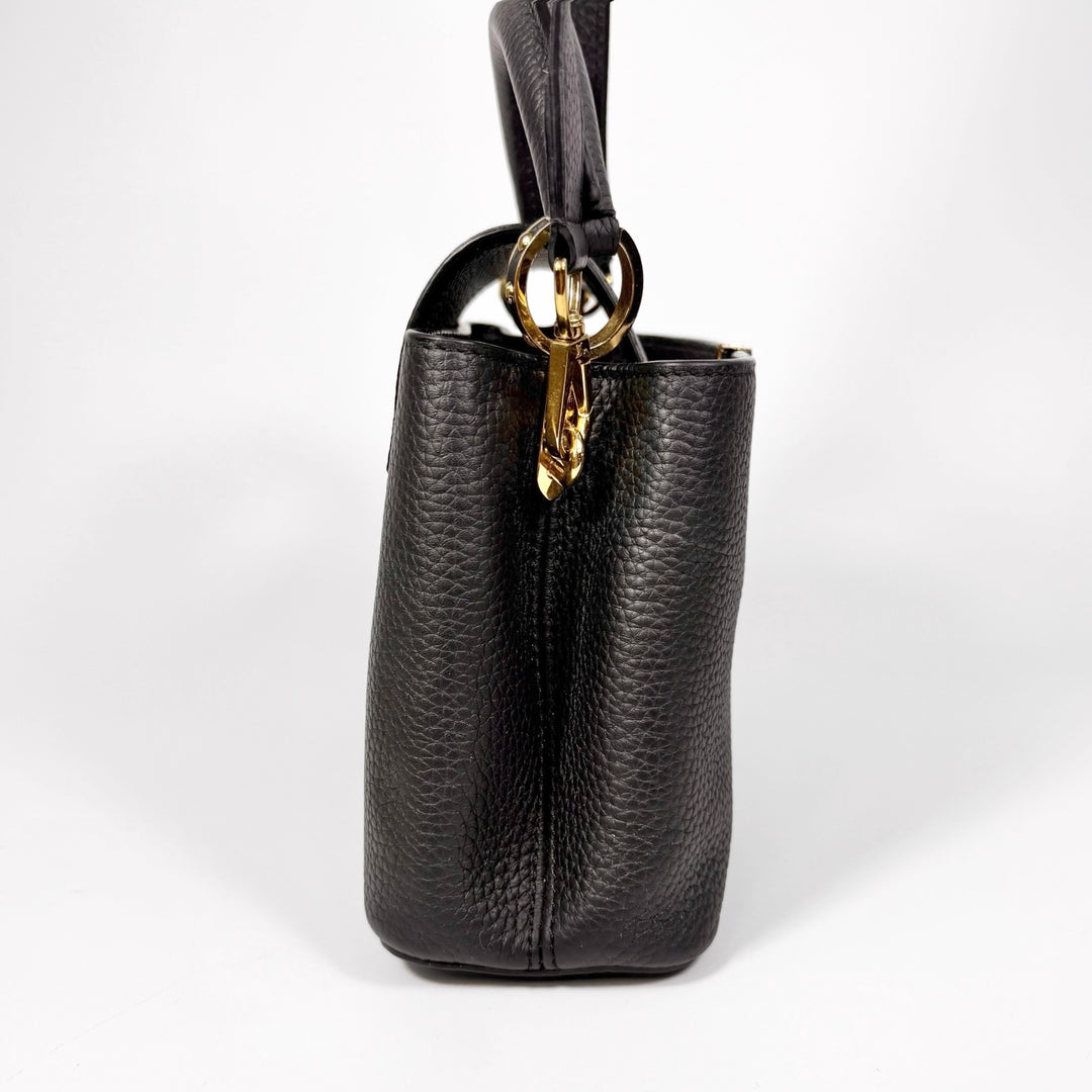 Louis Vuitton Black Taurillon My Capucines