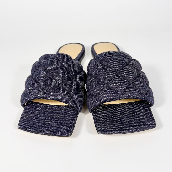 Bottega Veneta Padded Denim Flat Sandal - Women’s 6.5