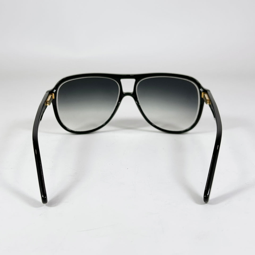 Gucci Black Aviator Sunglasses GG1044O