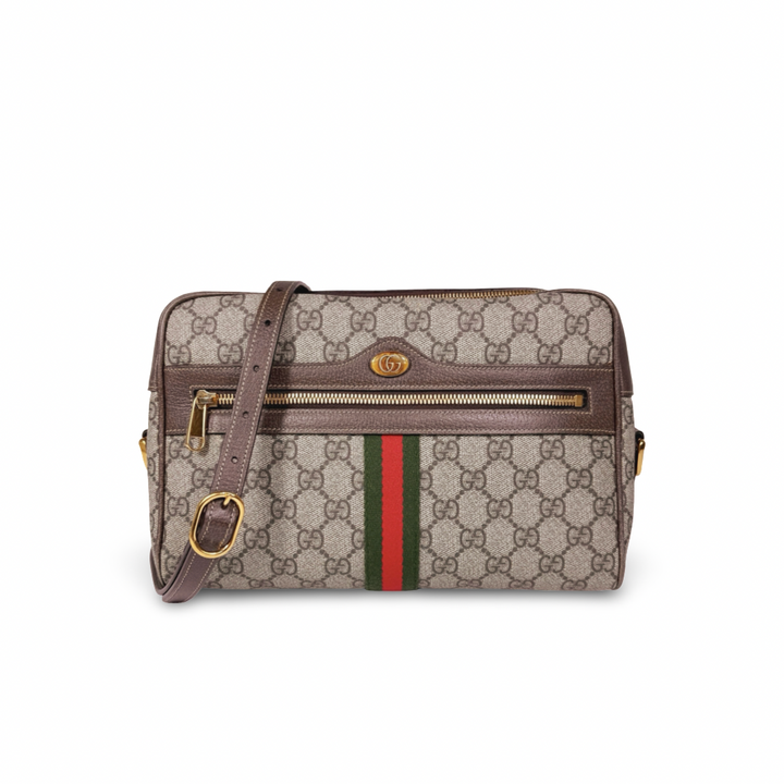 Gucci GG Supreme Monogram Web Small Ophidia Bag