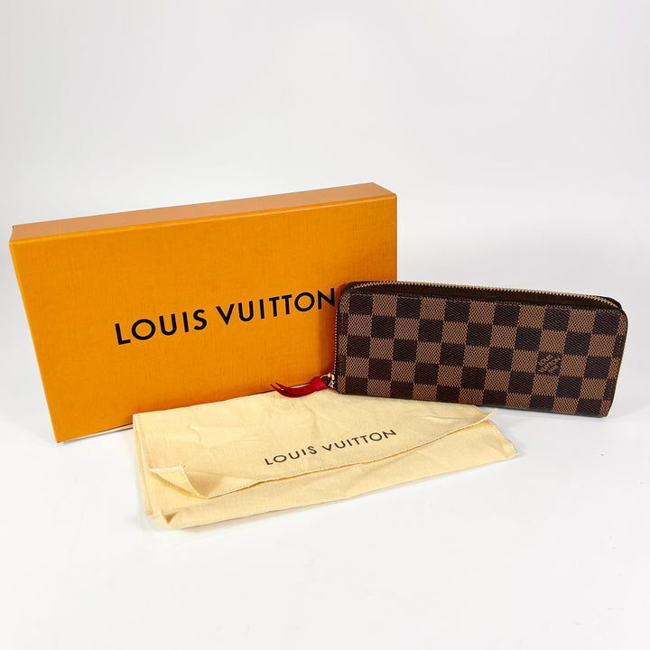 Louis Vuitton Damier Ebene Clemence Wallet