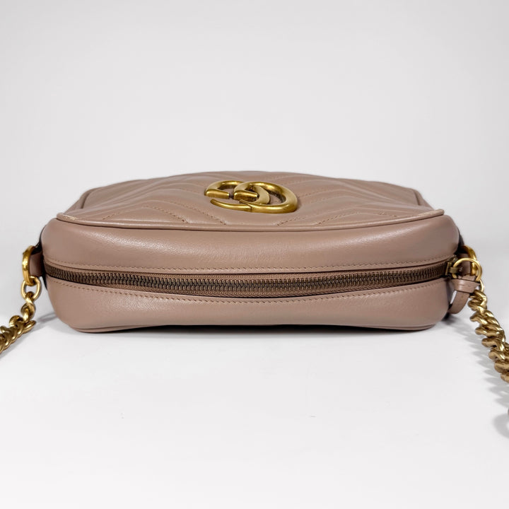Gucci Matelasse Calfskin Small Marmont Camera Bag