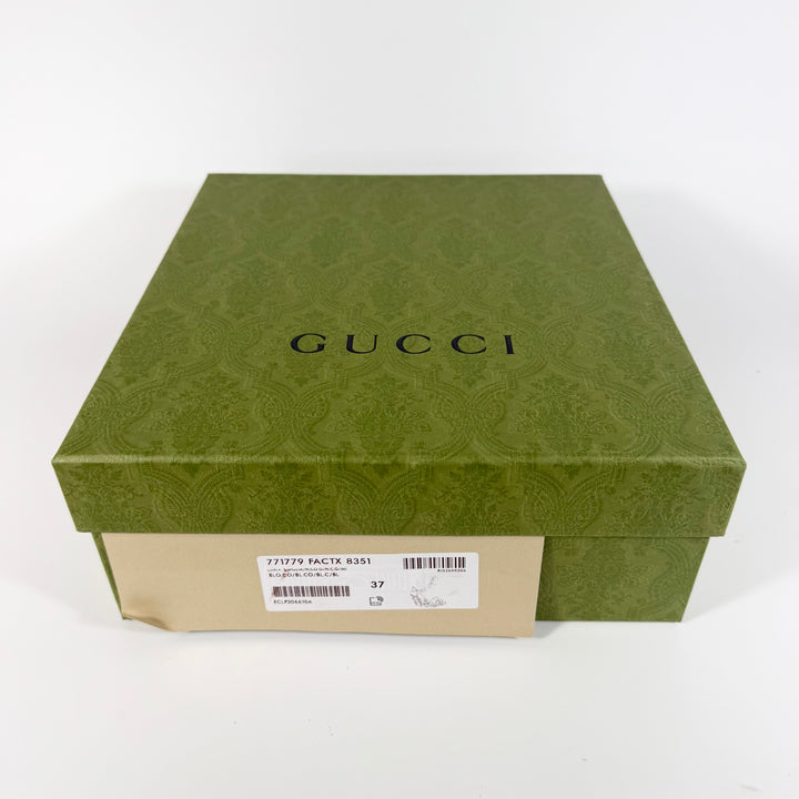 Gucci Damita GG Eyelet Wedge Heel - Women’s 7