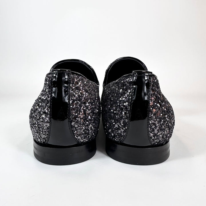 Jimmy Choo Coarse Glitter Thame Loafer - Multiple sizes available