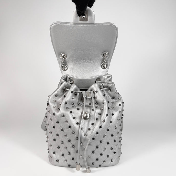 Chanel Metallic Lambskin Stud Wars Backpack