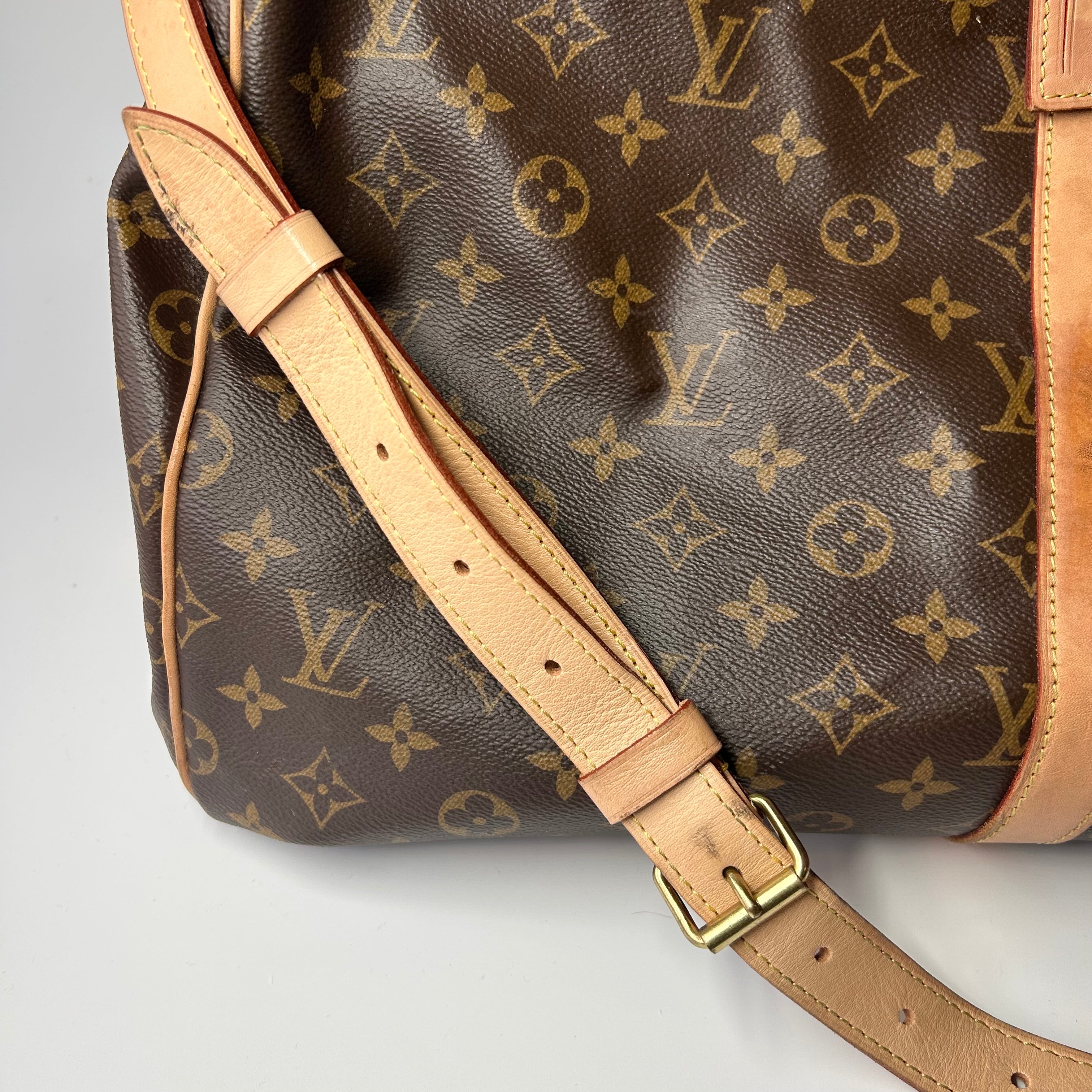 Louis Vuitton Keepall Bandouliere with Acetate Chain 55 Monogram