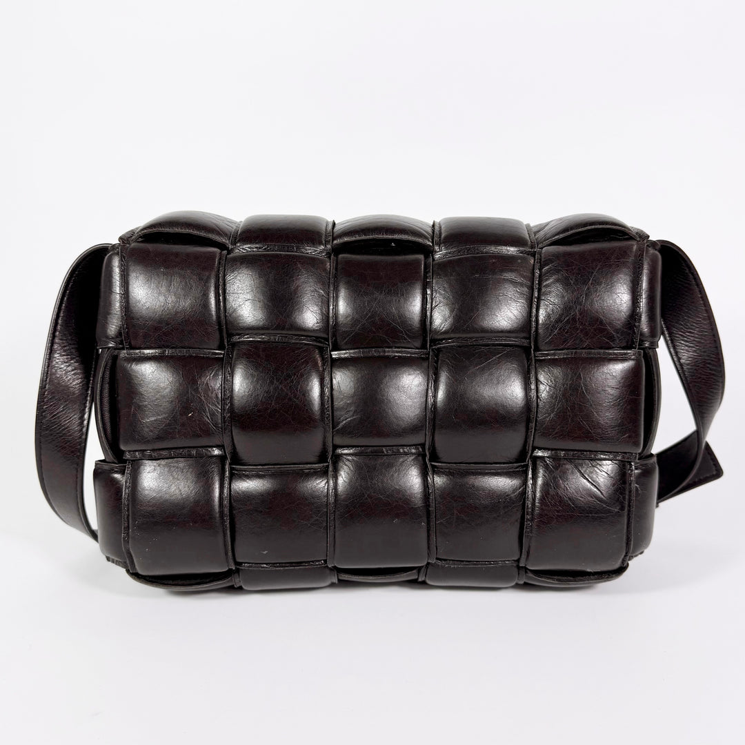Bottega Veneta Nappa Maxi Intreccio Padded Cassette Crossbody Bag Fondant