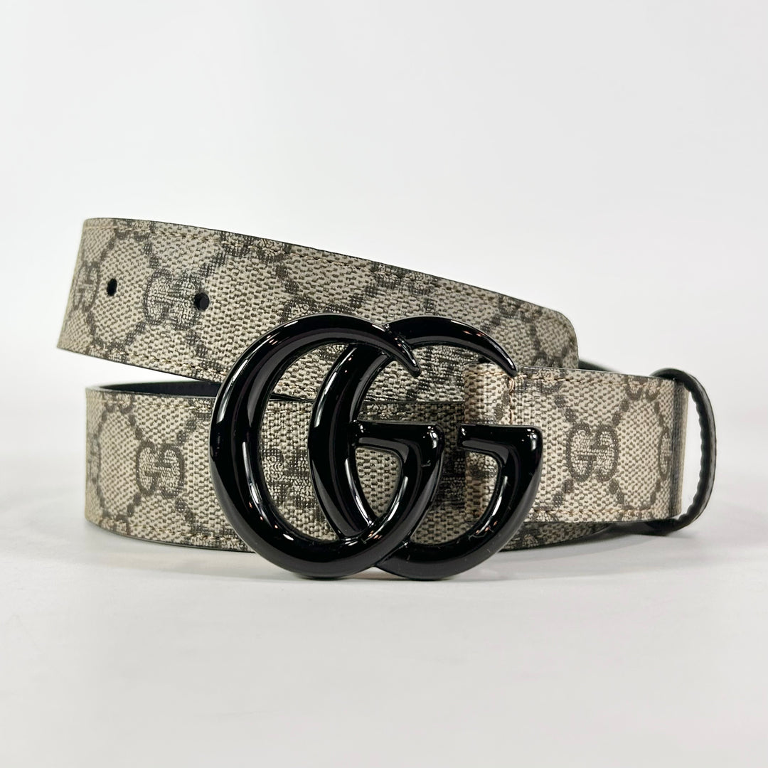 Gucci GG Marmont Monogram Belt Black 70 28