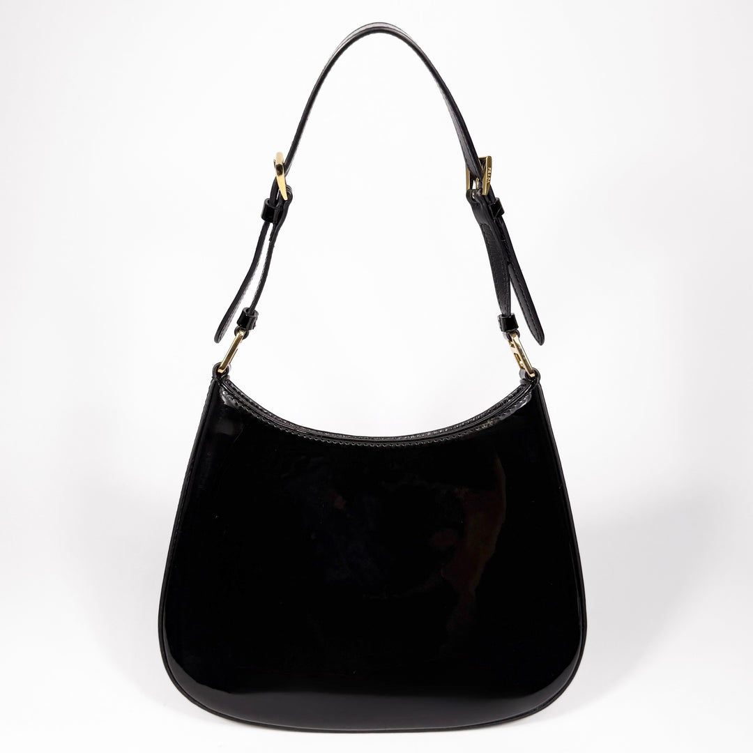 Prada Patent Leather Cleo Shoulder Bag