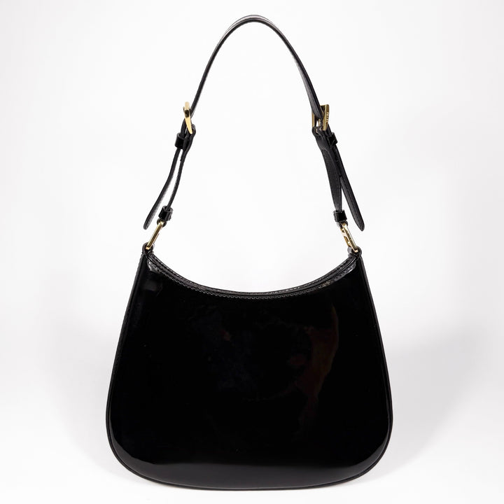 Prada Patent Leather Cleo Shoulder Bag