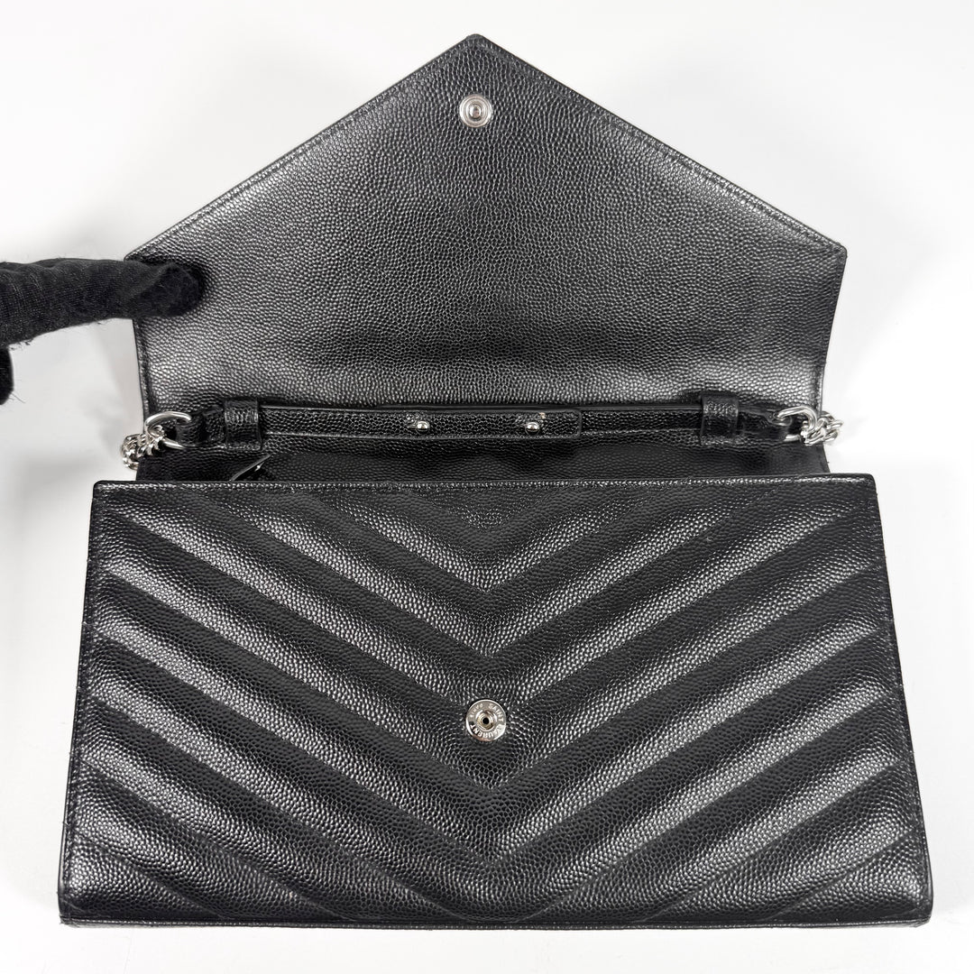 Saint Laurent Cassandre Envelope Wallet On Chain