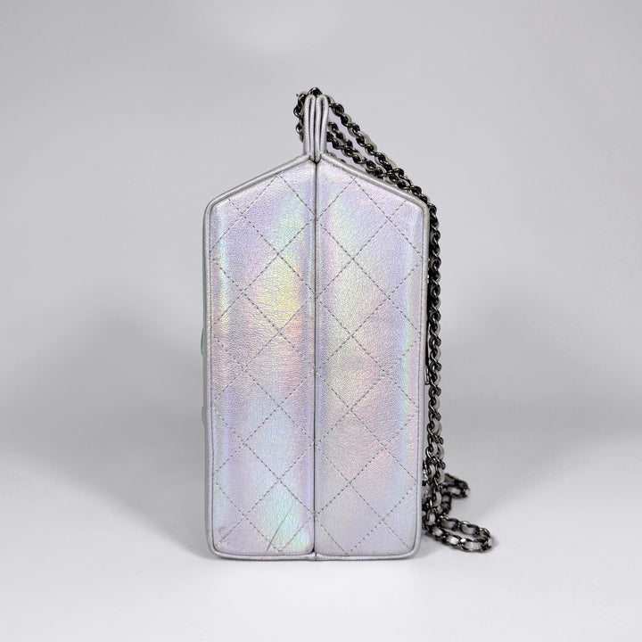 Chanel Iridescent Goatskin Lait De Coco Milk Carton Bag