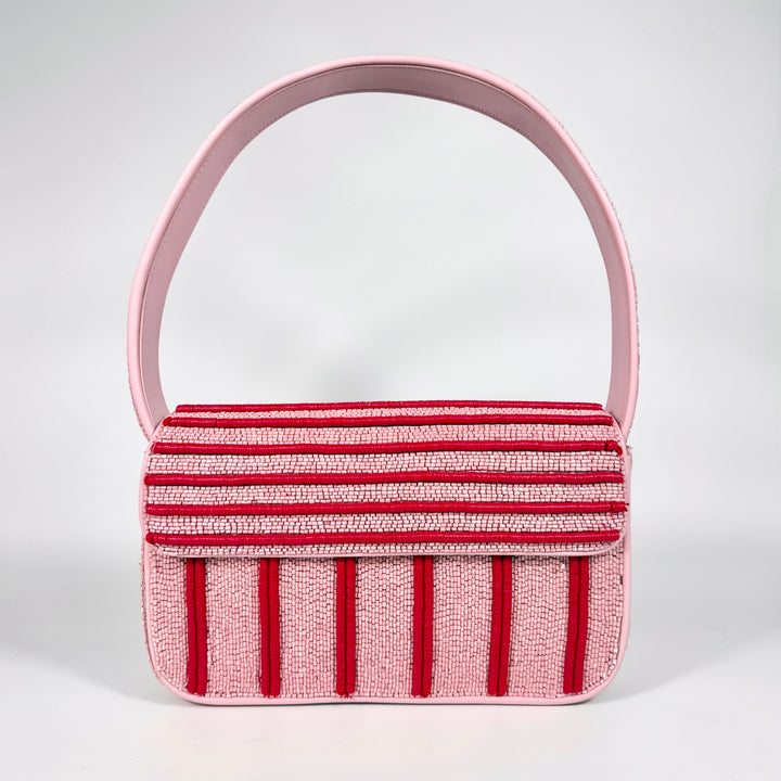Staud Tommy Beaded Shoulder Bag