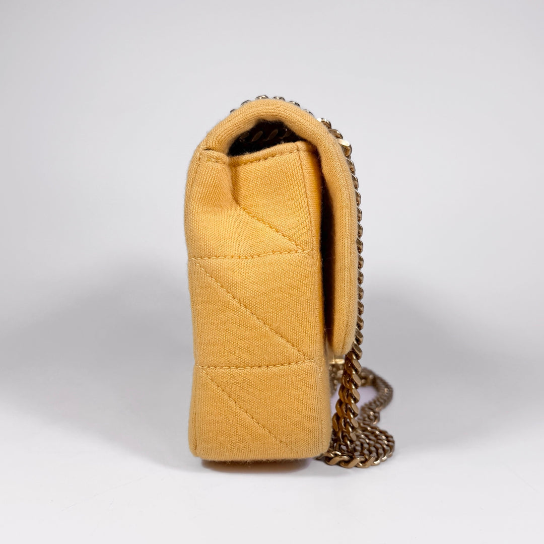 Saint Laurent Jersey Quilted Mini Jamie Bag