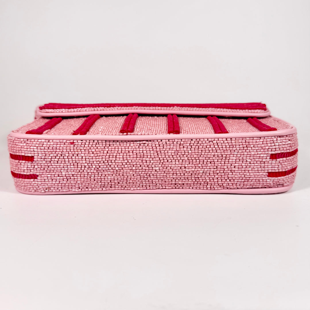 Staud Tommy Beaded Shoulder Bag