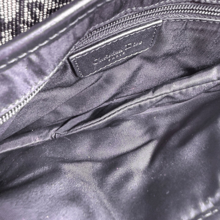 Christian Dior Oblique Canvas Saddle Bag