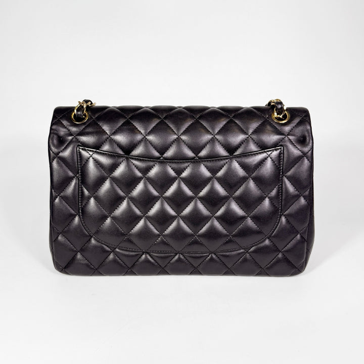 Chanel Quilted Lambskin Jumbo Double Flap Bag