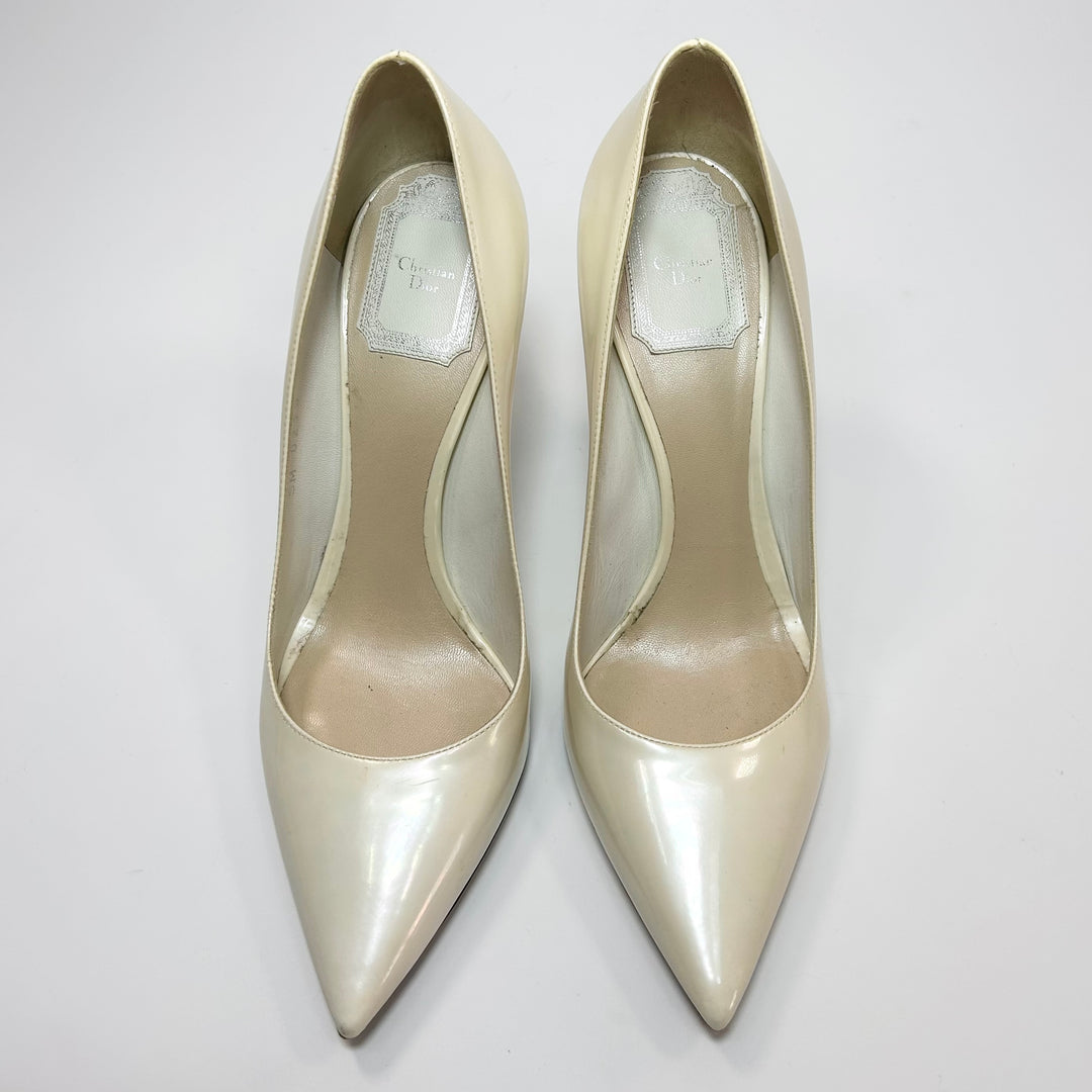 Christian Dior Pearlescent Patent Pointed Toe Heel - Women’s 7.5