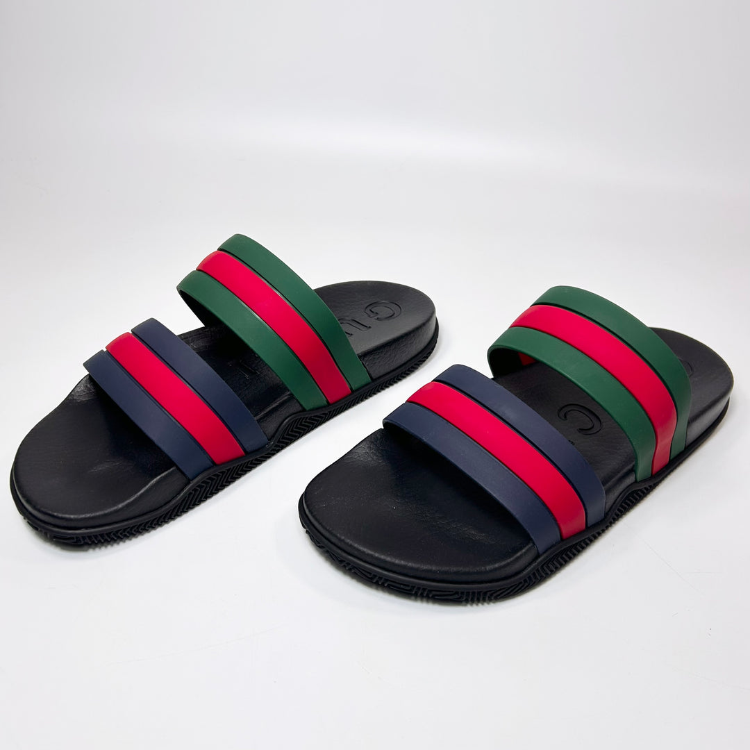 Gucci Agrado Rubber Slide Sandal - Men’s 9.5