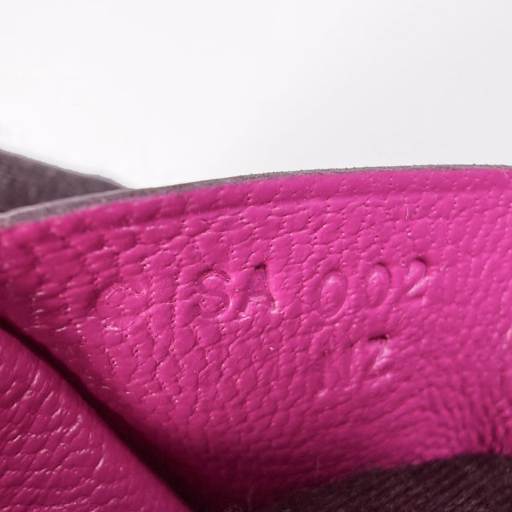 Hermès Fuchsia Ostrich Constance Wallet