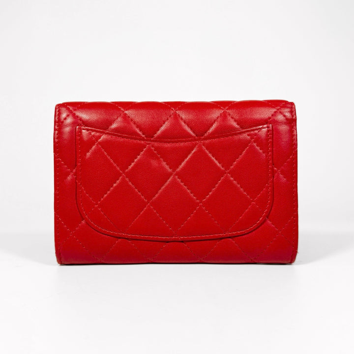 Chanel Quilted Lambskin Classic Flap Wallet
