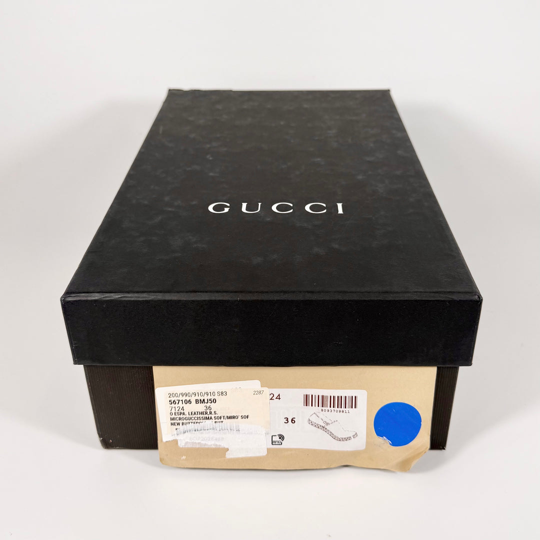 Gucci Microguccissima Leather Espadrille - Women’s 6