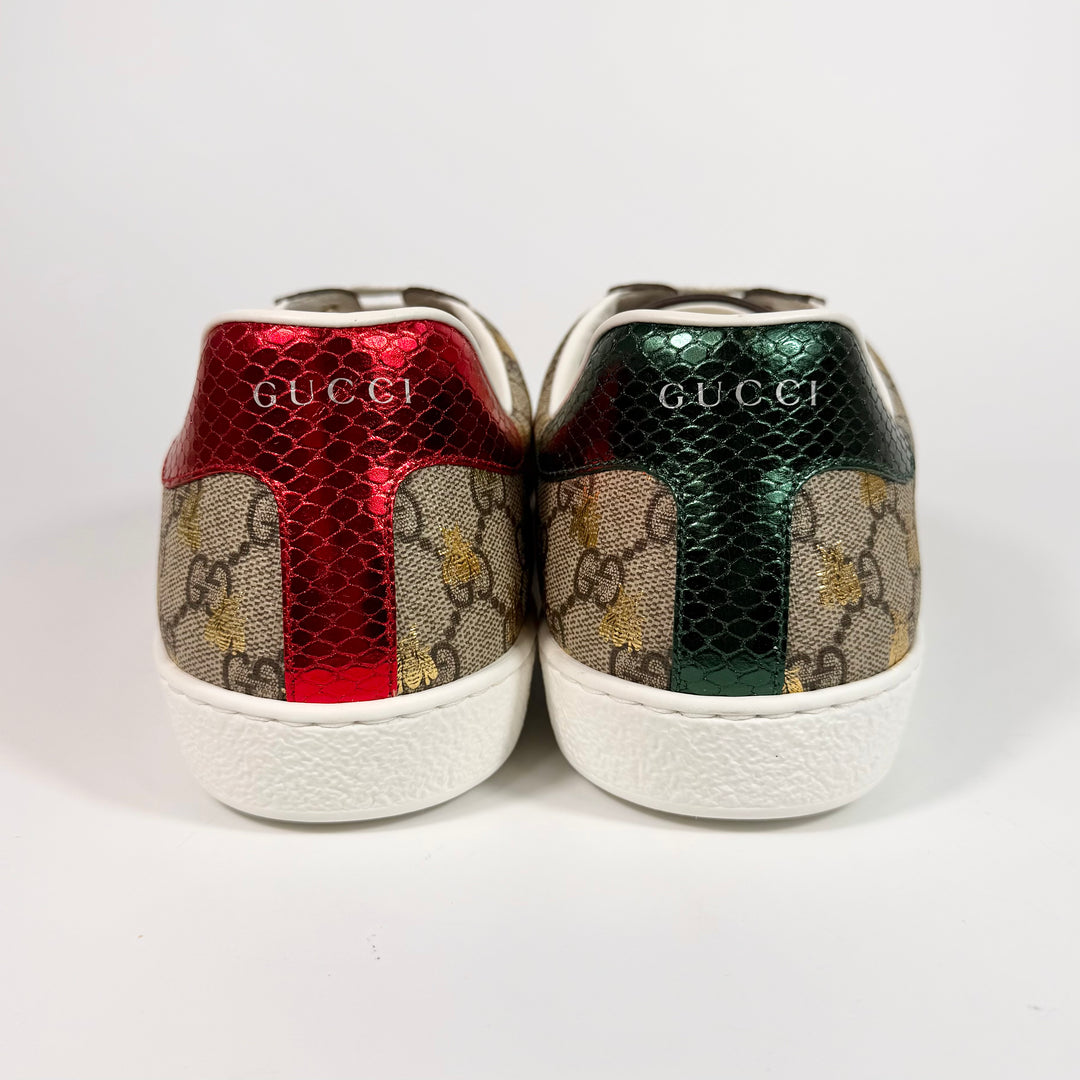 Gucci GG Supreme Bees Ace Sneaker - Men’s 13