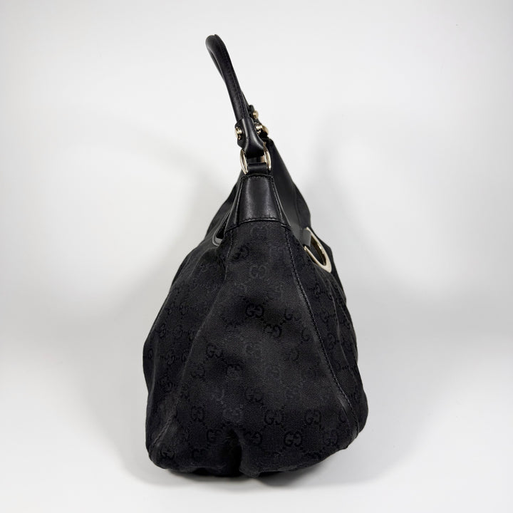 Gucci Canvas GG Abbey Hobo Bag