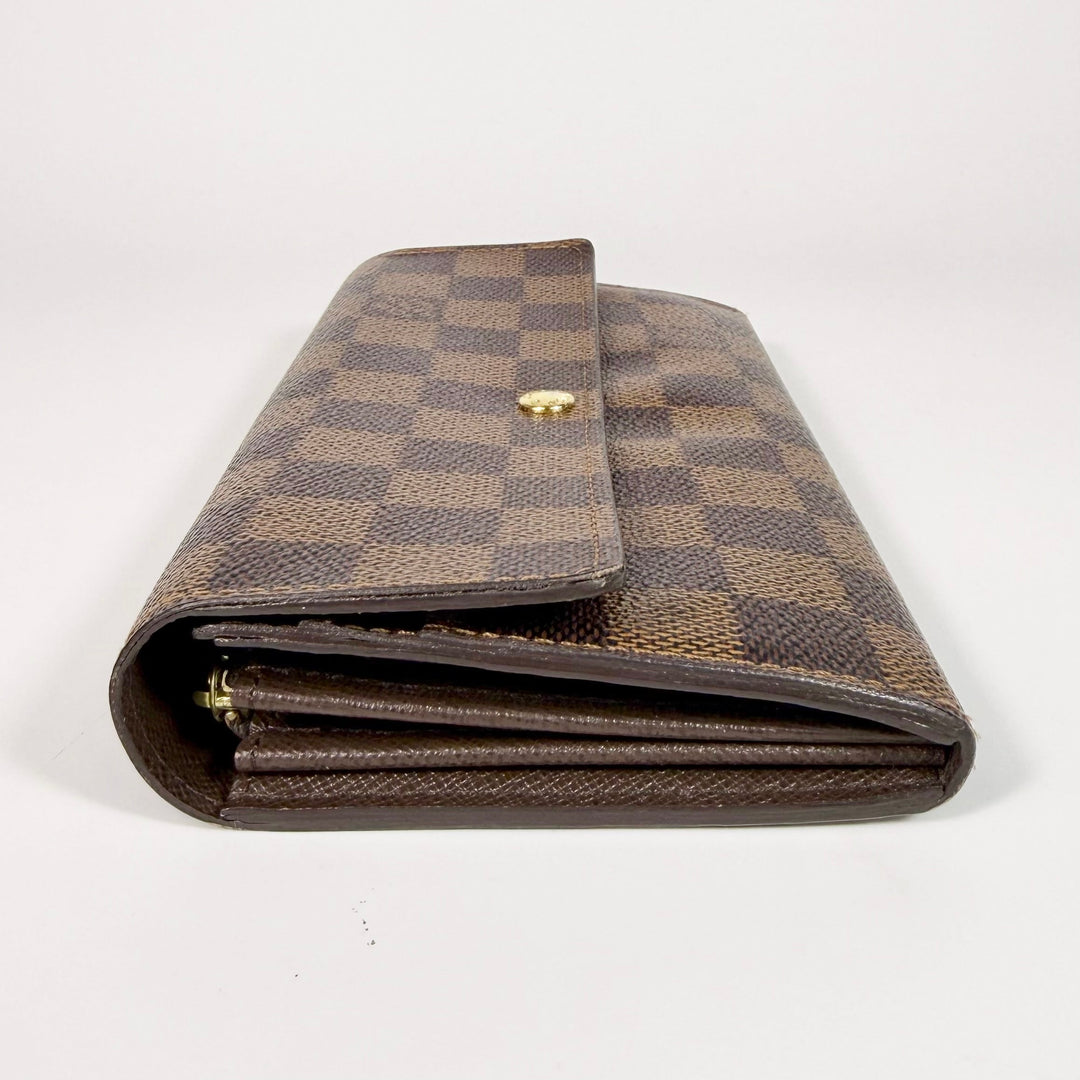 Louis Vuitton Damier Ebene Sarah Wallet
