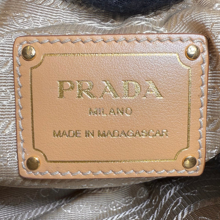 Prada Crochet Arqué Shoulder Bag